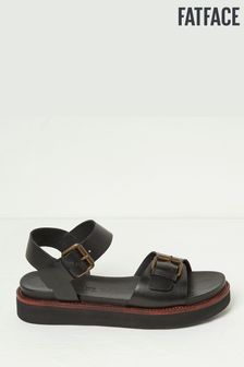 FatFace Black Ambie Flatform Buckle Sandals (B70834) | $141