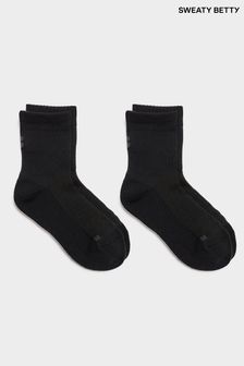 Черный - Набор из 2 пар носков для бега с круглым вырезом Betty (B70868) | €33