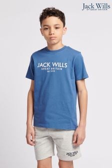 أزرق - Jack Wills Boys Regular Fit Carnaby T-shirt (B70972) | 128 ر.س - 153 ر.س