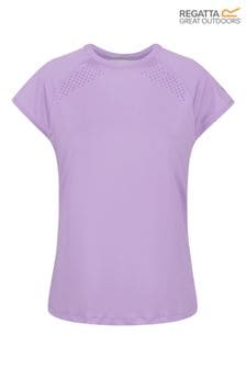 Regatta Purple Luaza Quick Drying Sports T-Shirt (B71044) | €37