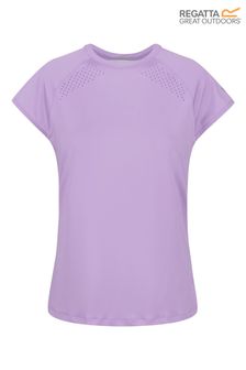 Regatta Purple Luaza Quick Drying Sports T-Shirt