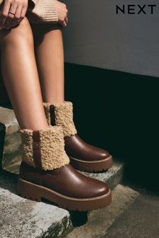 Brown Boots for Women Brown Leather Boots Next Luxembourg