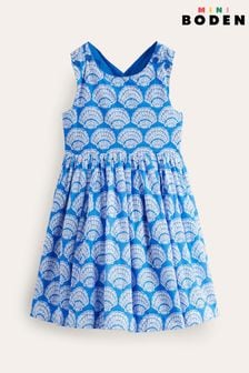 Boden Blue Cross Back Dress (B71455) | OMR17 - OMR19