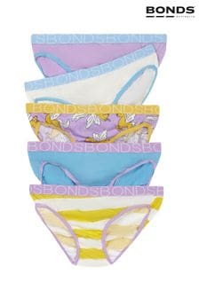 Bonds Purple Stripe Bikini Briefs 5 Pack (B71975) | Kč635