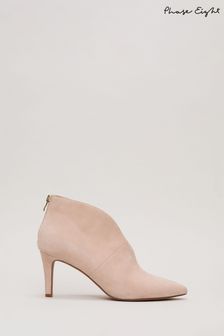 Phase Eight Cream Cut-Out Shoe Boots (B72031) | OMR72
