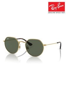 Ray-Ban Junior Gold Tone Jack Rj9565S Irregular Sunglasses (B72066) | €104