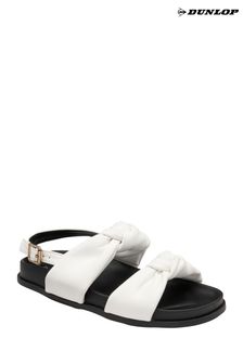 Biały - Dunlop Slingback Sandals (B72394) | 190 zł