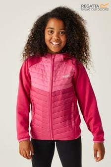 Regatta Pink Kielder Hybrid VIII Stretch Hooded Jacket (B72400) | €50