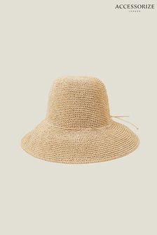 Accessorize Natural Straw Bucket Hat (B72446) | €47