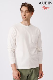 Aubin Chalk White Long Sleeve T-Shirt (B72512) | 351 SAR