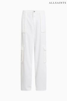 AllSaints White Straight Frieda Trousers (B72577) | €178