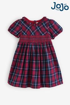 Next red check dress hot sale