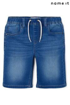 Name It Blue Jogger Denim Shorts (B72629) | KRW42,700