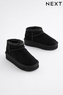 Next girls black boots deals