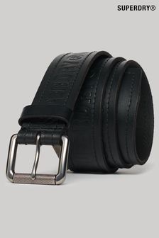 Superdry Black Vintage Branded Belt (B72713) | OMR16