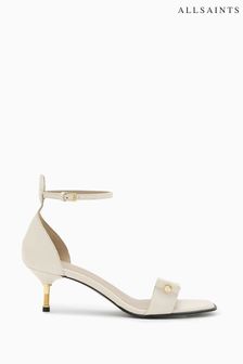 AllSaints Gloria White Sandals (B72717) | 985 QAR