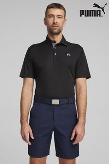 Puma Black Pure Solid Golf Mens Polo Shirt (B72719) | kr454