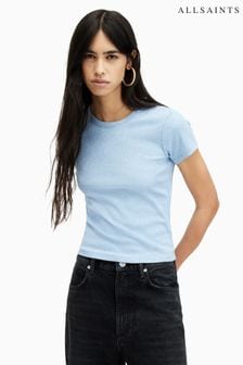 Blau - Allsaints Stevie T-Shirt (B72828) | 55 €