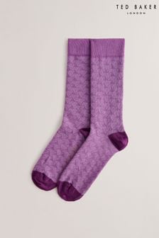 Ted Baker Sokksev Purple Patterned Socks (B72867) | 15 €