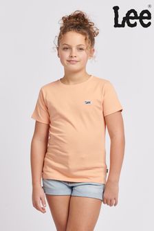 Beige - Lee Mädchen T-Shirt in Regular Fit mit Logoaufnäher (B73086) | 31 € - 37 €