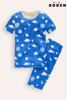 Boden Blue Snug Short John Glow Pyjamas (B73184) | $42 - $49