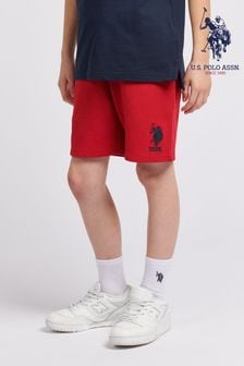 Червоний - U.s. Polo Assn. Boys Player 3 Sweat Shorts (B73384) | 2 003 ₴ - 2 403 ₴