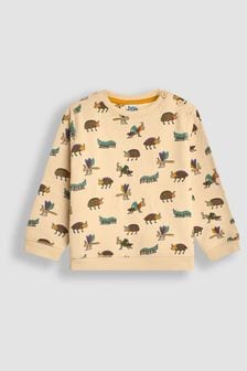 JoJo Maman Bébé Cream Bug Printed Sweatshirt (B73891) | $41