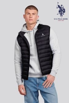 U.S. Polo Assn. Mens Bound Quilted Gilet (B74096) | €113