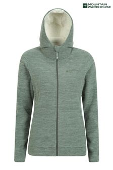 Mountain Warehouse Damen Snowdonia Fleece-Kapuzensweatshirt (B74237) | 67 €
