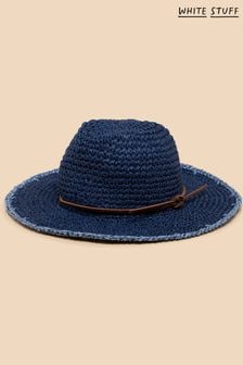 White Stuff Blue Summer Fedora Hat (B74366) | 159 SAR
