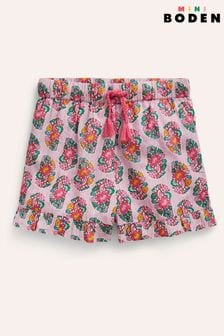 Boden Pink Frill Hem Woven Shorts (B74775) | HK$236 - HK$278
