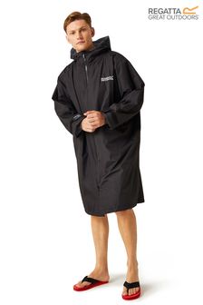 Regatta Adult Waterproof Changing Black Robe