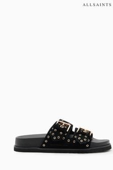 AllSaints Black Khai Sandals (B75566) | €250