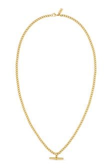 Orelia & Joe Curb Chain T-Bar Drop Necklace