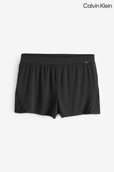 Calvin Klein Black Single Tab Sleep Shorts (B75593) | $130