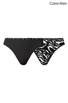 Calvin Klein Black Modern Bikinis 2 Pack (B75636) | $54
