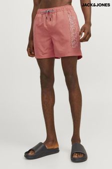 JACK & JONES Pink Logo Swim Shorts (B75675) | 99 QAR - 124 QAR
