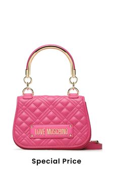 Love Moschino Pink FAUX Leather Crossbody Bag (B75725) | €281