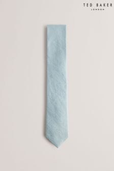 Ted Baker Blue Lyre Texture Silk Linen Tie (B75824) | kr820