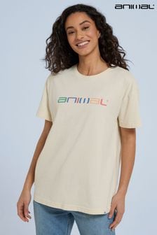 Animal Womens Leena Organic Boxy T-Shirt (B75979) | ₪ 106