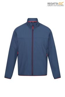 Blau - Regatta Prestfield Softshell-Jacke mit Reißverschluss (B76303) | 76 €