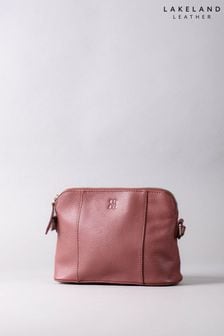 粉色 - Lakeland Leather Alston Curved Leather Cross-body Bag (B76574) | NT$1,870