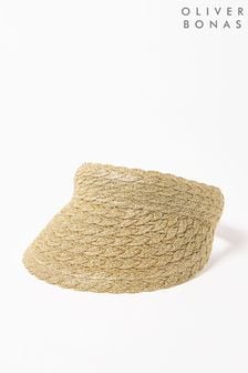Oliver Bonas Gold Sparkle Visor Hat (B77141) | HK$267