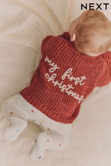 Next girls red cardigan outlet