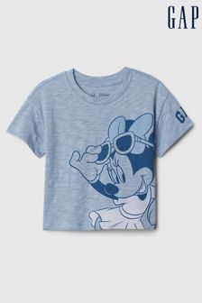 Синий - Gap Cotton Disney Graphic Short Sleeve T-shirt (12 мес. - 5 лет) (B77229) | €16