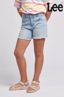 Lee Girls Blue Stella Denim Shorts (B77771) | AED222 - AED266