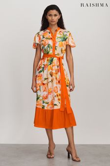 High neck floaty dress best sale