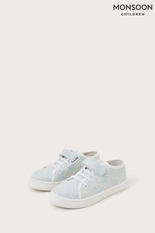 Monsoon Heart Lace Trainers