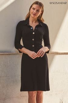 Sosandar Kleid aus Ponte-Jersey mit Druckknopfleiste (B78032) | 123 €