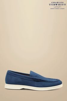 Charles Tyrwhitt Charles Tyrwhitt Blue Slip-on Loafers (B78059) | 555 د.إ